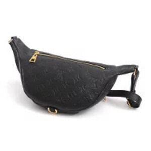 Louis Vuitton Monogram Bag Bumbag Belt Crossbody Empreinte Body Bum Noir Black